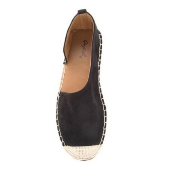 Vegan Suede D'Orsay Ballerina Espadrilles - Picture 2 of 4